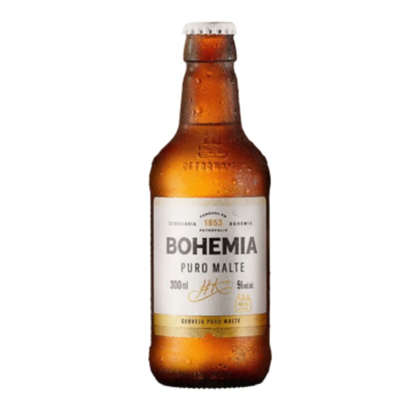 BOHEMIA, Puro Malte Cerveja Lager, 300ml, 5% vol.