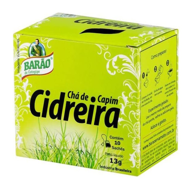 BARÃO, Chá de Capim Cidreira, 13g BARÃO, Chá de Capim Cidreira, 13g