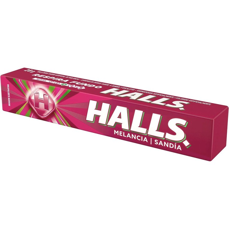 HALLS, Melancia 28g