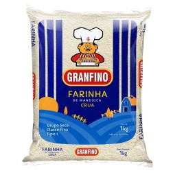 Granfino, Farinha de Mandioca Crua 1kg
