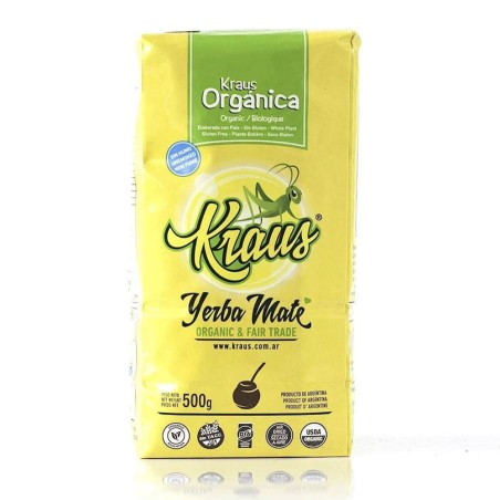 KRAUS, Yerba Mate Organica Despalada, 500g