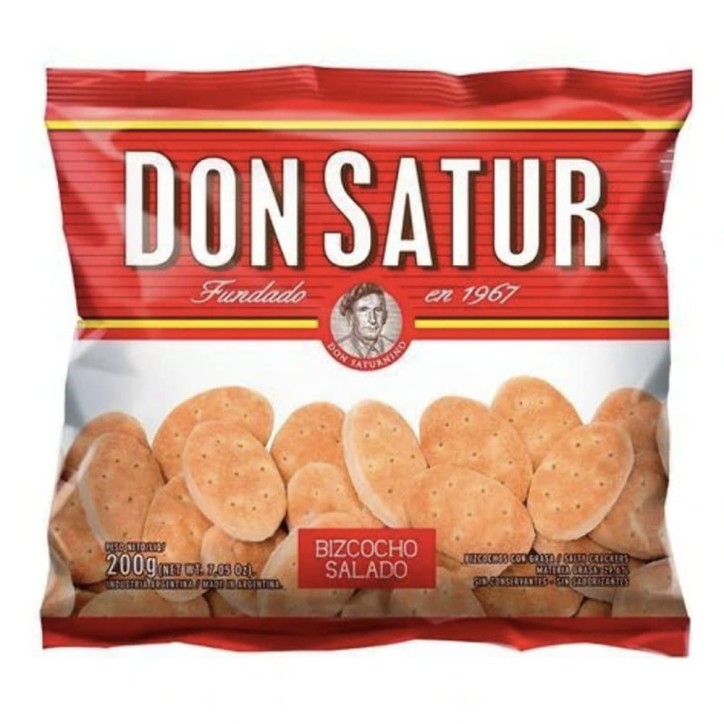 DON SATUR, Bizcocho Salado 200g