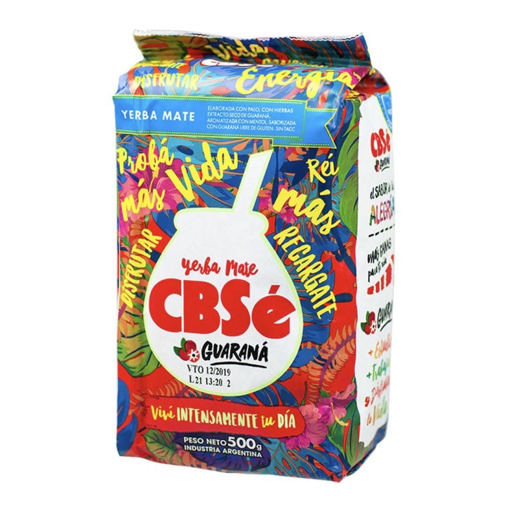 CBSE, Yerba Mate Energia Guaraná 500g