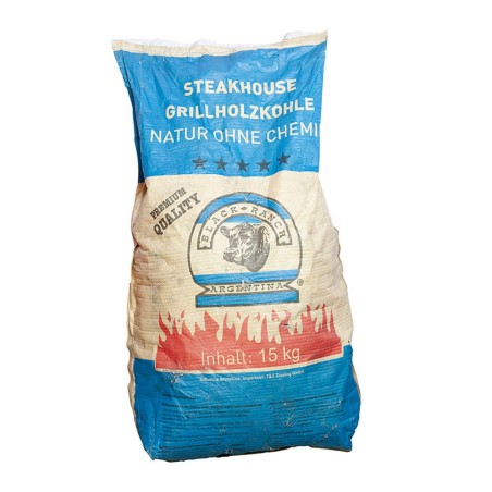 BLACK RANCH, Carbón de Leña para Barbacoa 15kg