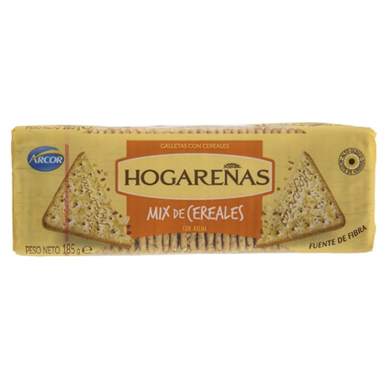 ARCOR, Galletitas Hogareñas Mix de Cereales 185g