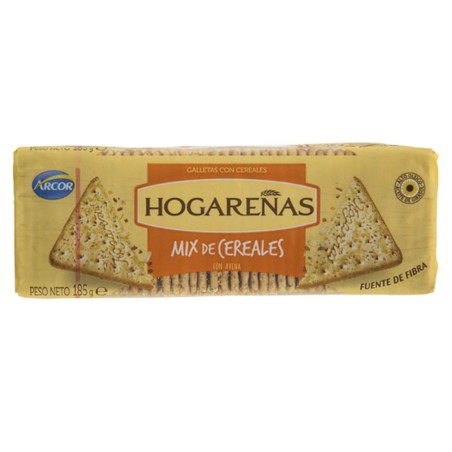 ARCOR, Galletitas Hogareñas Mix de Cereales 185g