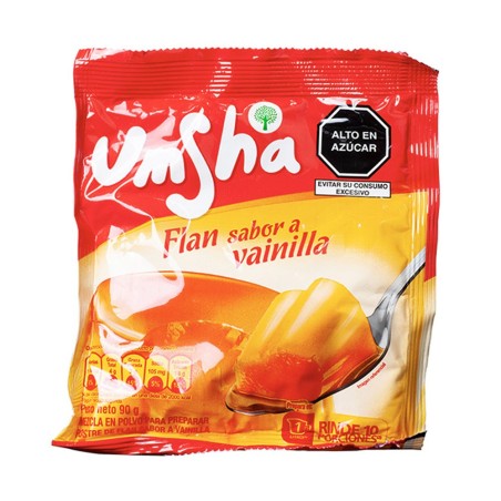UMSHA, Flan Vainilla 90g