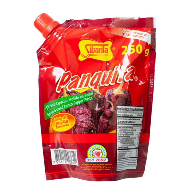 SIBARITA, Panquita Aji Panca Molido sin Picante 100g
