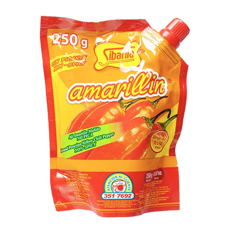 SIBARITA, Aji Amarillo Molido Sin Picante 250g