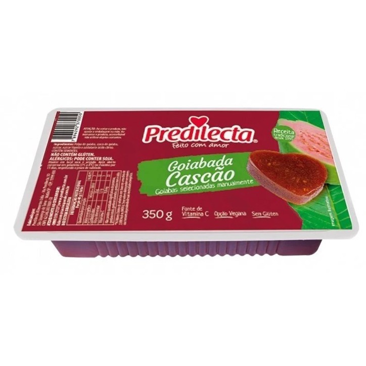 Predilecta, Goiabada Cascao Bloco 350g Predilecta, Goiabada Cascao Bloco 350g
