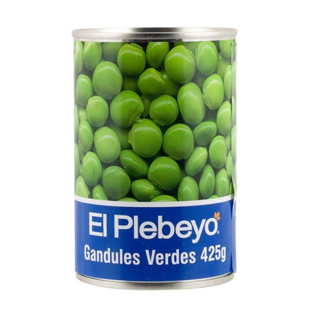 EL PLEBEYO, Gandules Verdes 425g - Abtropfgewicht 270g