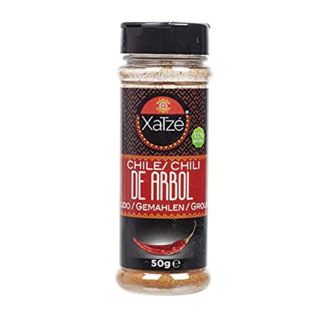 XATZE, Chile de Arbol Molido 50g