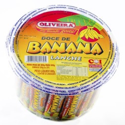Oliveira, Doce de Banana Lanche , 30 x 20g (600g)
