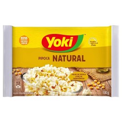 YOKI, Pipoca para Microondas Natural 100g