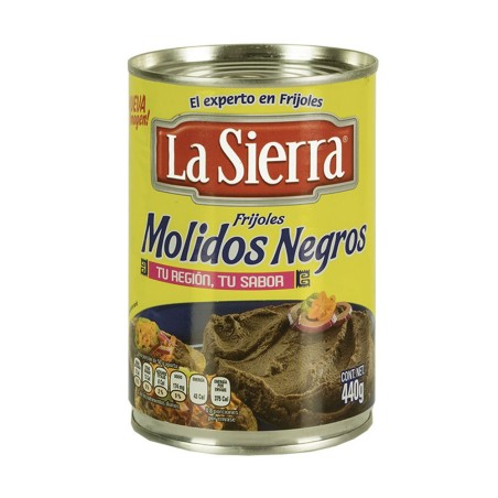 LA SIERRA, Frijoles Molidos Negros 440g