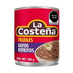 LA COSTEÑA, Frijoles Negros Refritos 580g
