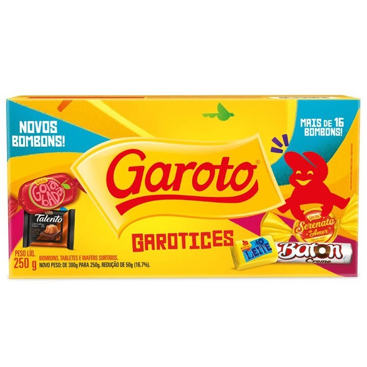 Garoto, Bombons Sortido 250g Garoto, Bombons Sortido 250g