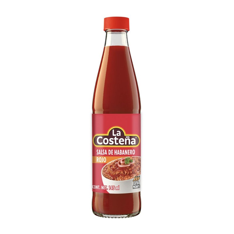 LA COSTEÑA, Salsa de Habanero Rojo 145ml