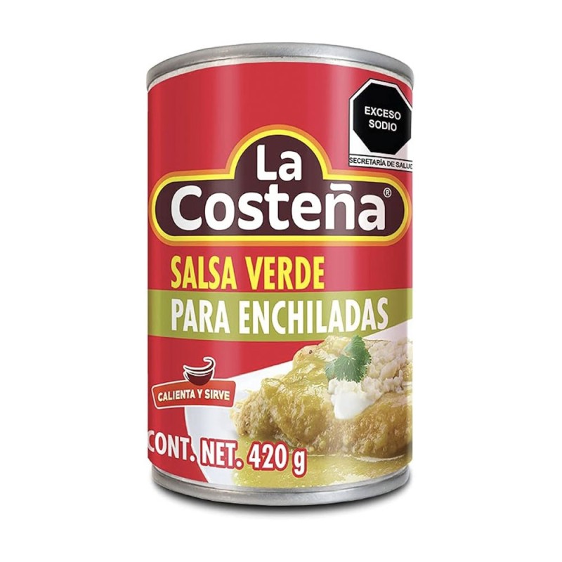 LA COSTEÑA, Salsa Verde para Enchiladas 420g