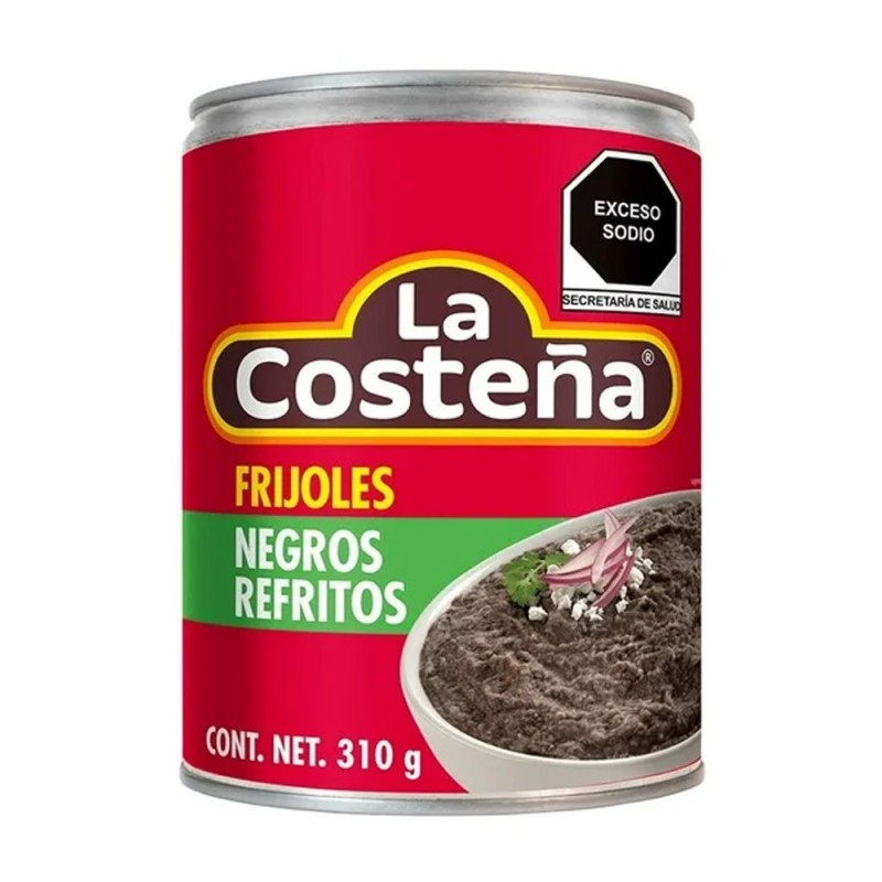 LA COSTEÑA, Frijoles Negros Enteros, 560g - Abtropfgewicht 290g