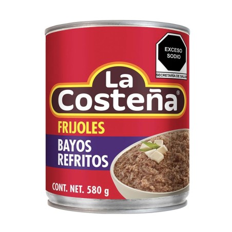 LA COSTEÑA, Frijoles Bayos Refritos 580g