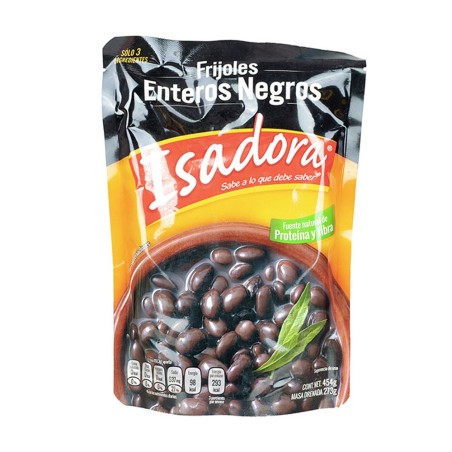 ISADORA, Frijoles Enteros Negros 454g - Abtropfgewicht 273g