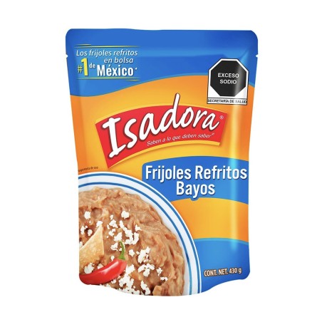 ISADORA, Frijoles Refritos Bayos 430g