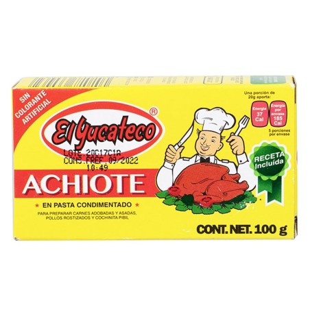 EL YUCATECO, Achiote en Pasta 100g