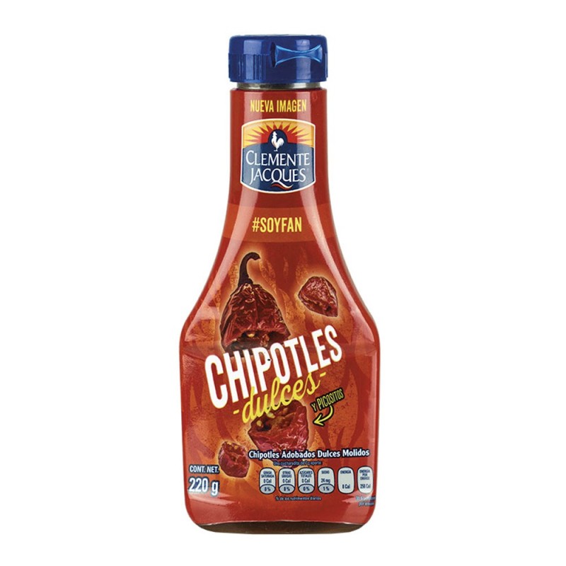 CLEMENTE JACQUES, Chilis Chipotles Dulces Molidos 220g