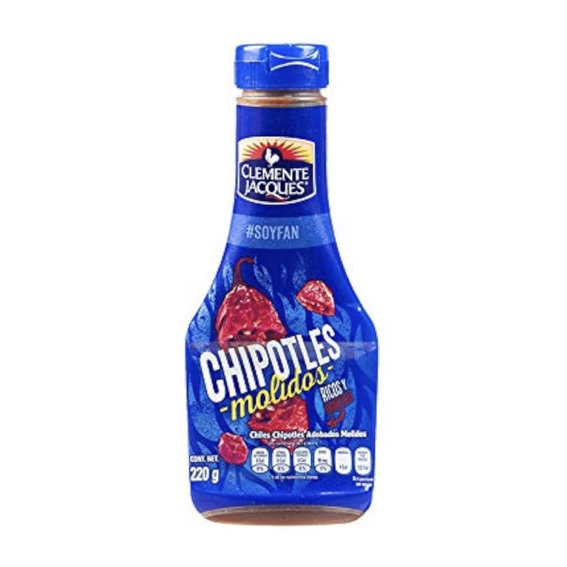CLEMENTE JACQUES, Chiles Jalapeños Molidos 220g