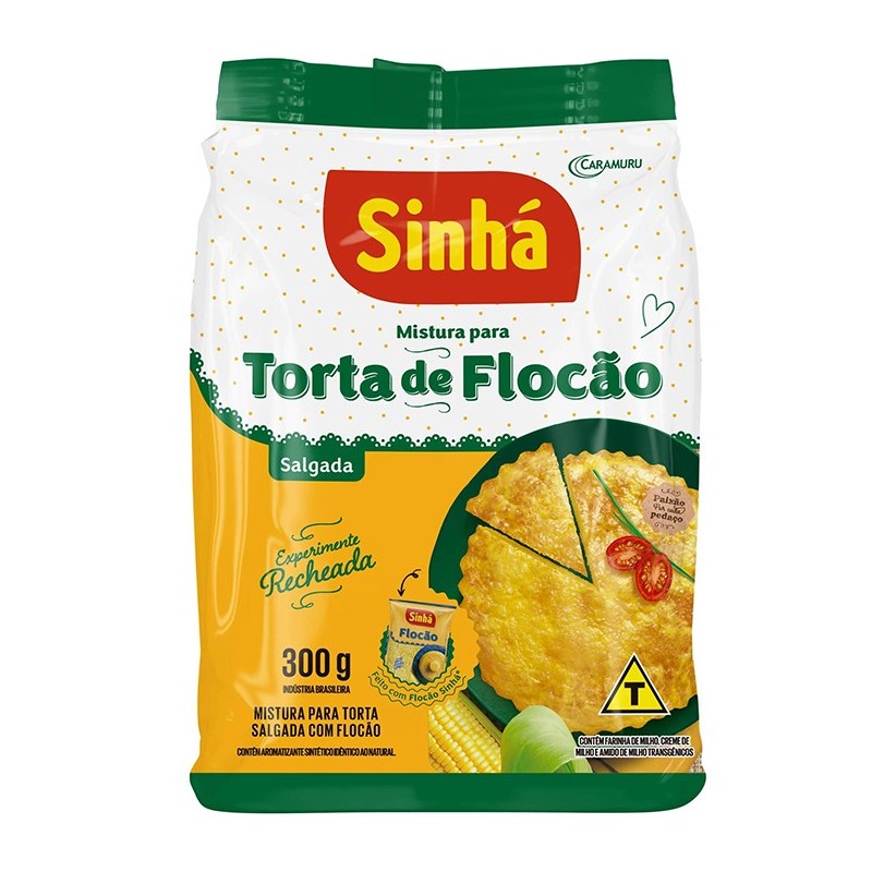 Sinha, Mistura para Torta de Flocao Salgada 300g