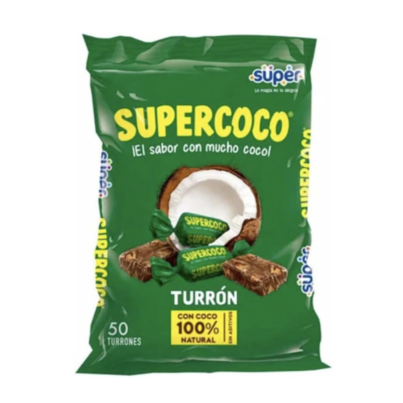 SUPERCOCO, Turrón Bolsa 250g