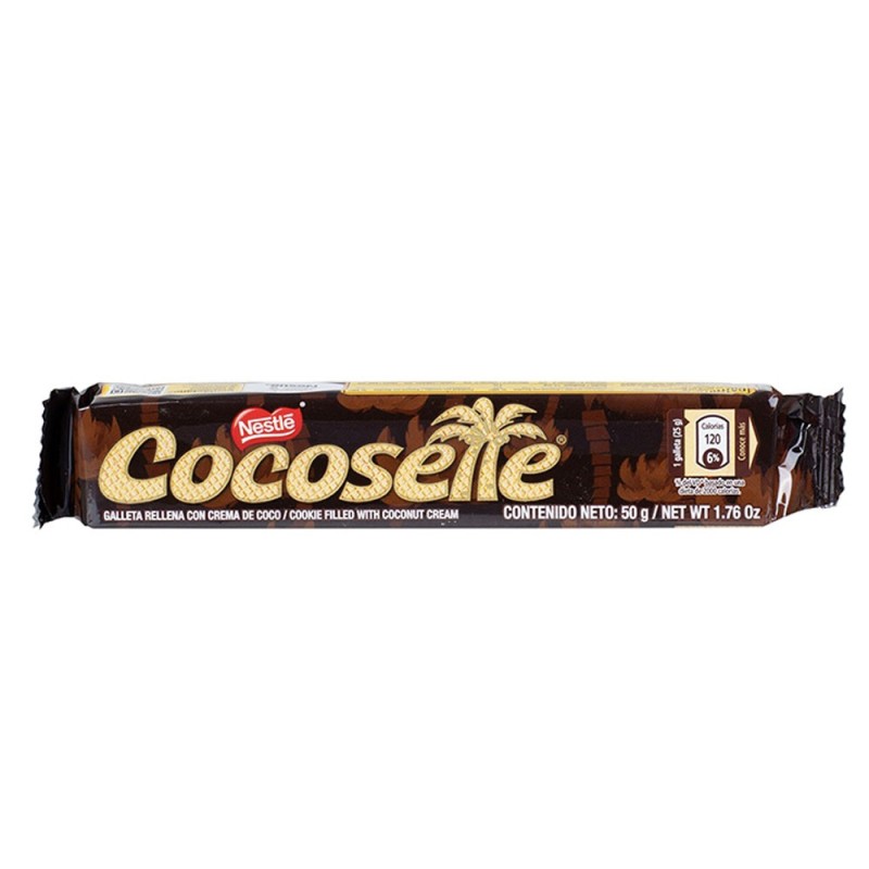 NESTLE, Cocosette Galletas Rellenas con Crema de Coco 50g