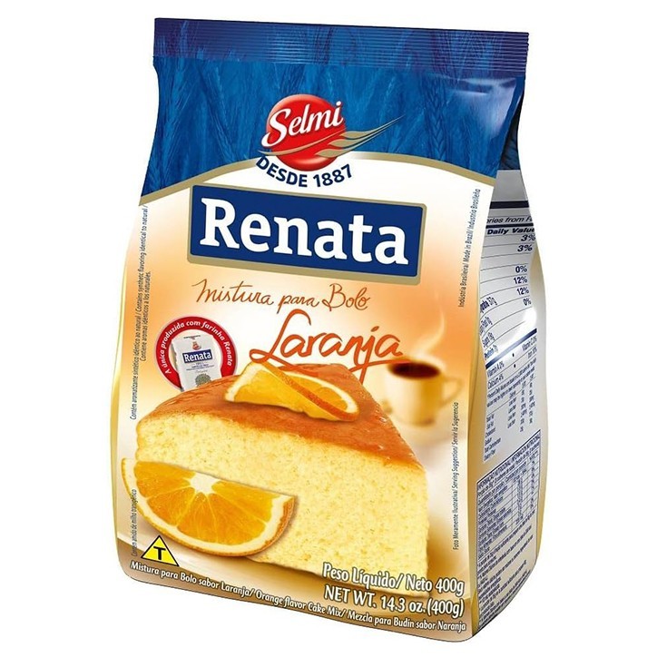 Renata, Mistura para Bolo de Laranja 400g Renata, Mistura para Bolo de Laranja 400g