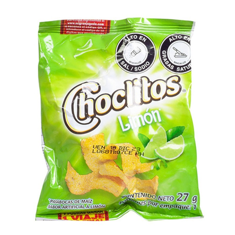 FRITO LAY, Choclitos Limón 27g