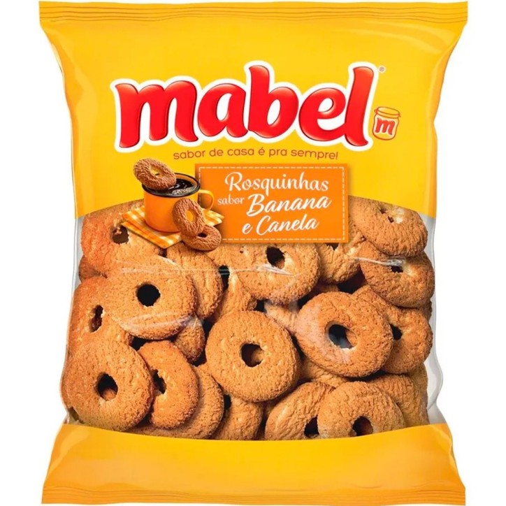 MABEL, Rosquinhas de Banana e Canela 300g MABEL, Rosquinhas de Banana e Canela 300g