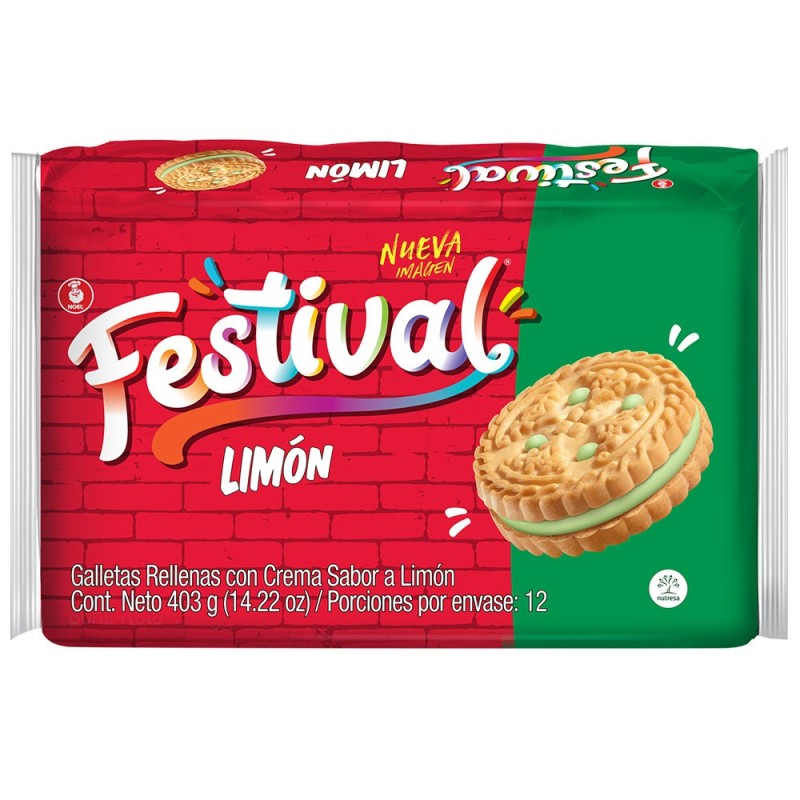 FESTIVAL, Galettas Fresa 403g