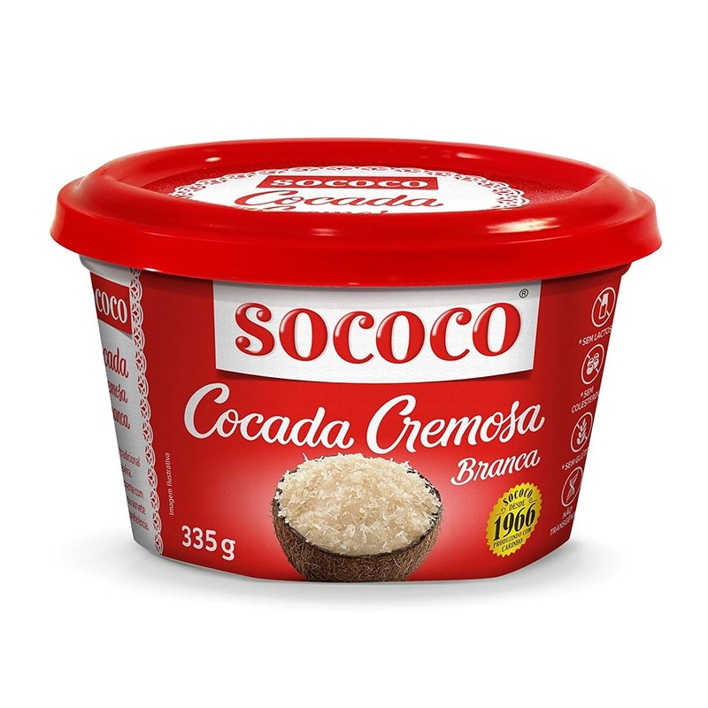 Sococo, Cocada Cremosa Branca 335g
