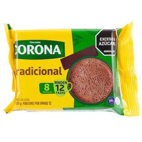 CORONA, Tradicional Chocolate de Mesa 200g