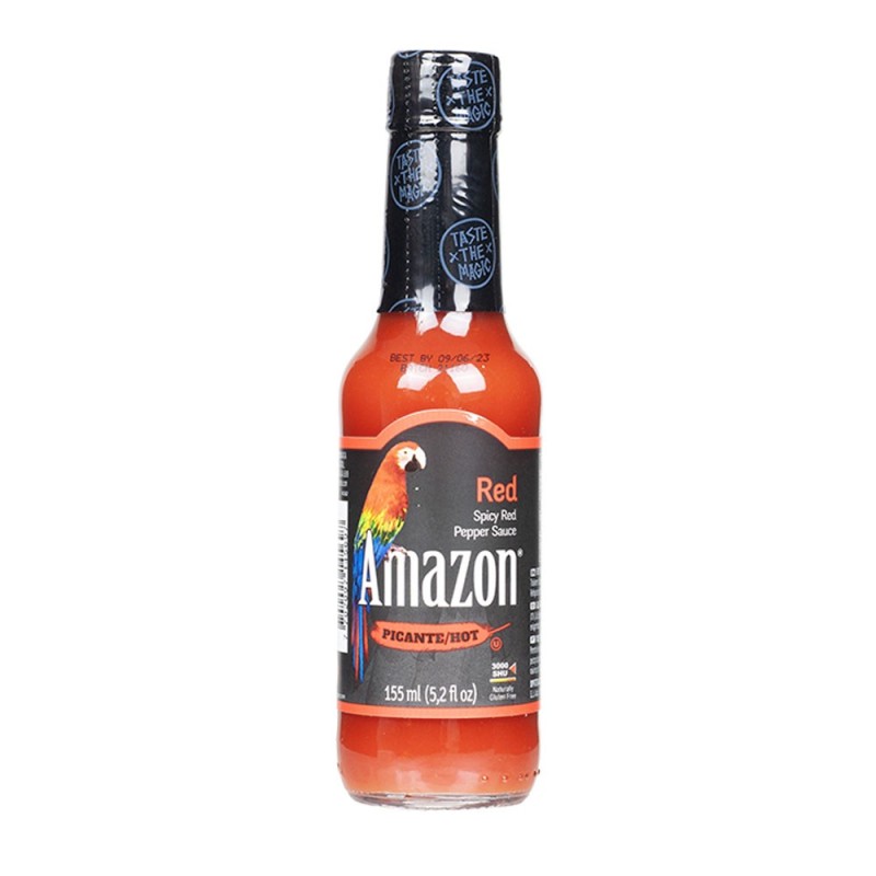 AMAZON, Salsa Picante Roja 155ml