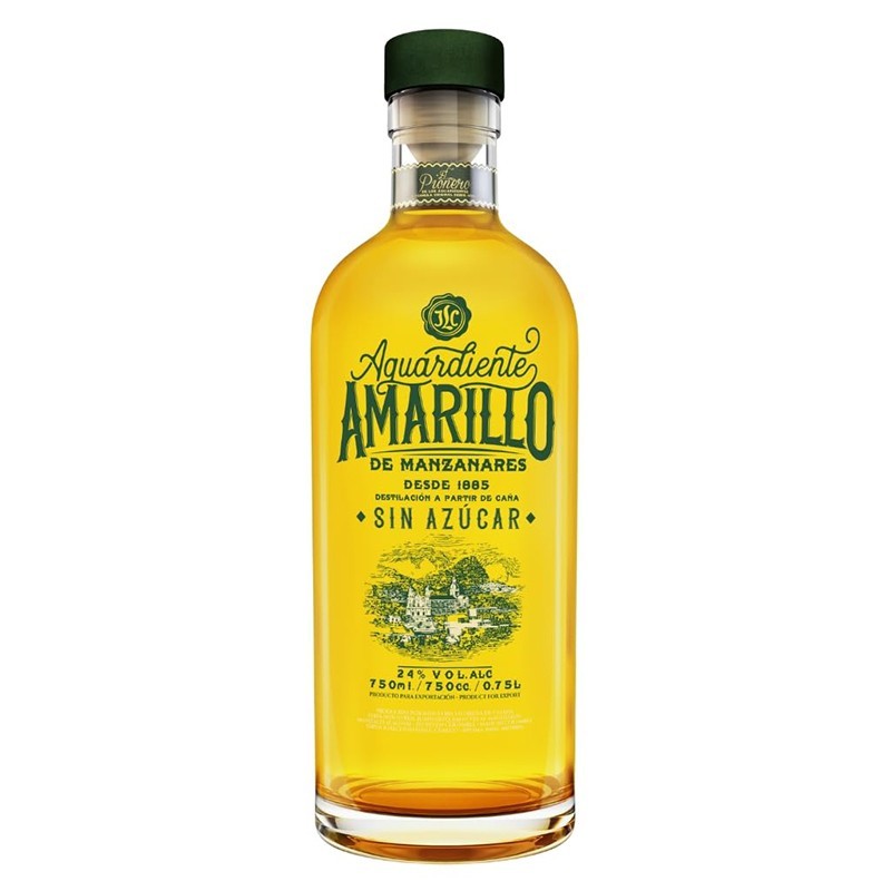 AMARILLO DE MANZANARES, Aguardiente 700ml, 24% vol