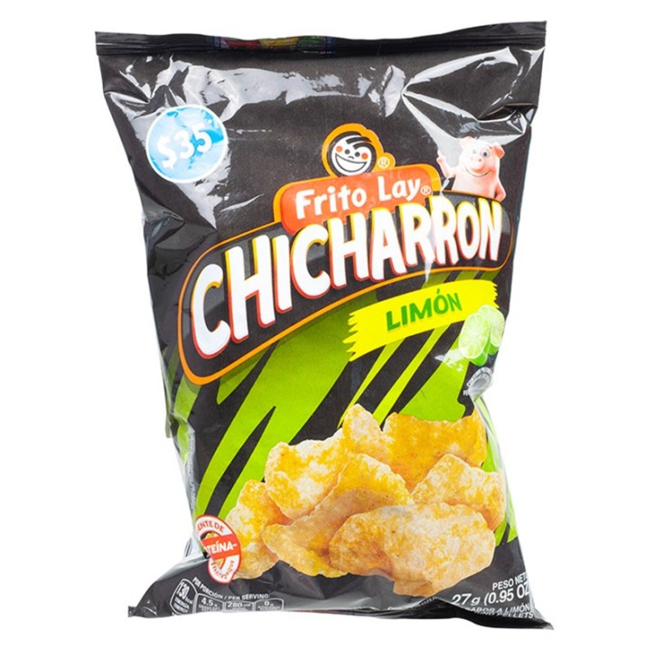 FRITO LAY, Chicharron de Cerdo con Limón 27g