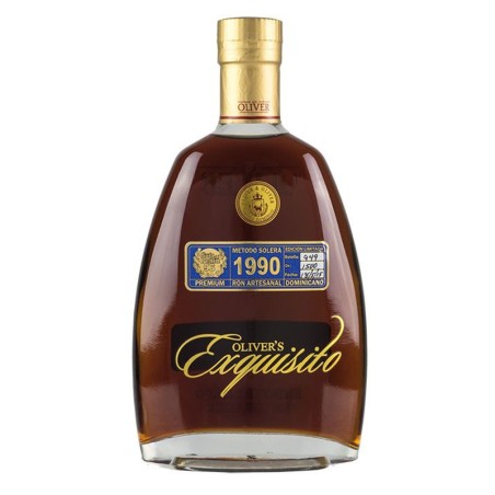 EXQUISITO, 1990 Ron Solera Artesanal, 15+ Años 700ml, 40% vol