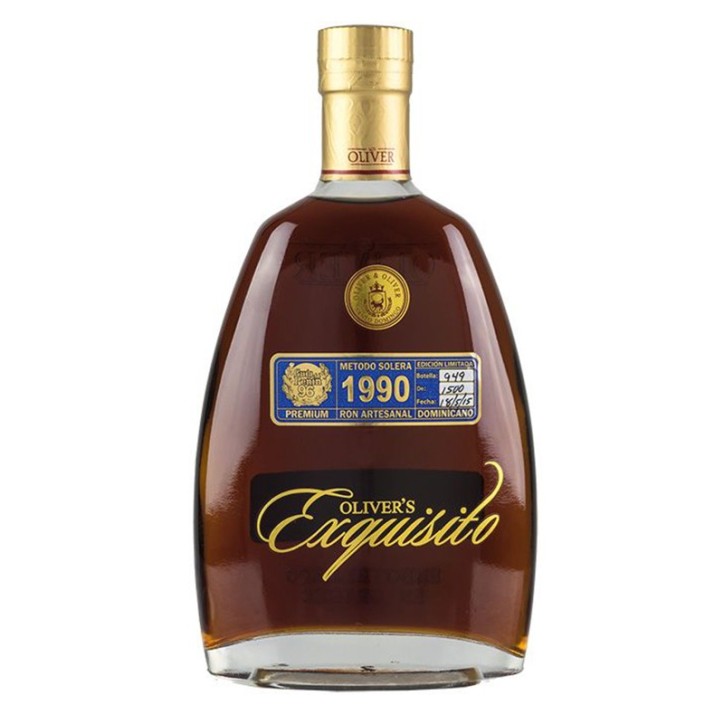EXQUISITO, 1990 Ron Solera Artesanal, 15+ Años 700ml, 40% vol