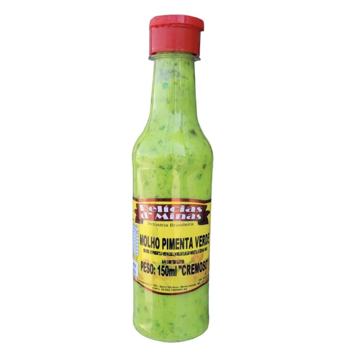 Aroma D‘Minas, Molho Pimenta Verde 150ml Aroma D‘Minas, Molho Pimenta Verde 150ml