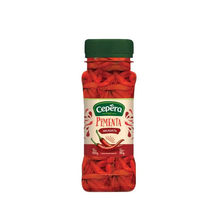 Cepera, Pimenta Malagueta Vermelha 100g Cepera, Pimenta Malagueta Vermelha 100g
